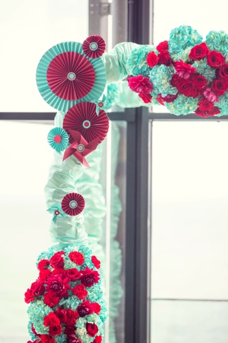 Pinwheel/Floral Altar